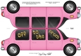 Large DL Off to the Prom Stretch Limo Shaped Card