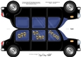 Large DL Off to the Prom Stretch Limo Shaped Card