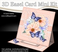 3D Easel Card Mini Kit - A Touch of Elegance - Flowers, Lace, Butterflies & Pearls