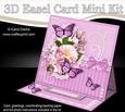 3D Easel Card Mini Kit - A Touch of Elegance - Flowers, Lace, Butterflies & Pearls