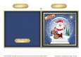 Christmas Santa got Stuck - Snowglobe Quick Cut and Fold Card