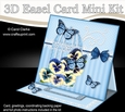 3D Easel Card Mini Kit - Pretty Floral Birdcage with Butterflies