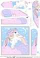 Cute Little Unicorn Fan Pyramage Topper