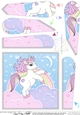 Cute Little Unicorn Fan Pyramage Topper