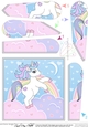 Cute Little Unicorn Fan Pyramage Topper