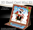 3D Easel Card Mini Kit - Little Spotty Dog