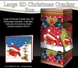 3D Large Christmas Cracker Box - Bobbin Robin has Xmas Presents