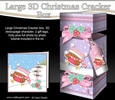 3D Large Christmas Cracker Box - Bobbin Robin has Xmas Presents