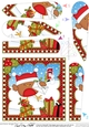 Christmas Fan Pyramage Topper - Bobbin Robin