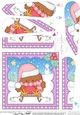 Christmas Fan Pyramage Topper - Bobbin Robin
