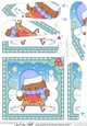 Christmas Fan Pyramage Topper - Bobbin Robin