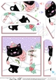 Christmas Cat is at the North Pole Fan Pyramage Topper
