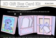 3D Cute Little Pony Gift Box Card Kit 3d Decoupage