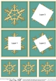 Christmas Snowflake Twisted Tunnel Topper