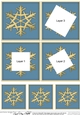 Christmas Snowflake Twisted Tunnel Topper