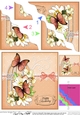 Birthday Butterflies and Flowers Birdcage High Wavey Corner Stacker