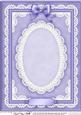 A4 Pearls, Lace and Ribbon Plain Card Base