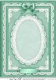 A4 Pearls, Lace and Ribbon Plain Card Base