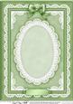 A4 Pearls, Lace and Ribbon Plain Card Base