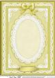 A4 Pearls, Lace and Ribbon Plain Card Base