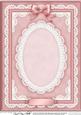 A4 Pearls, Lace and Ribbon Plain Card Base