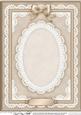 A4 Pearls, Lace and Ribbon Plain Card Base