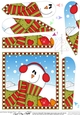 Christmas Fan Pyramage Topper - Cute Fun Snowman Rio