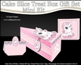 3D Cute Unicorn - Cake Slice Treat Box Gift Set Mini Kit