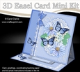 3D Easel Card Mini Kit - A Touch of Elegance - Flowers, Lace, Butterflies & Pearls