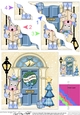 GiGi Horse is at the Door - Christmas Wavy Corner Side Stacker
