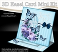 3D Easel Card Mini Kit - Pretty Floral Birdcage with Butterflies