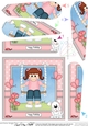 Cute Little Girl is Swinging High Fan Pyramage Topper