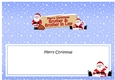 Large DL Merry Christmas BROTHER & BROTHER IN LAW with Santa insert