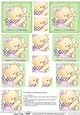 Cute Hunney Bear Rosie has a Christmas Star - Pyramage Sheet
