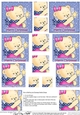 Cute Hunney Bear Rosie has a Christmas Star - Pyramage Sheet