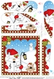 Christmas Snowball Sam Fan Pyramage Topper