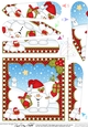 Christmas Snowball Sam Fan Pyramage Topper