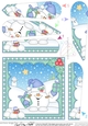Christmas Snowball Sam Fan Pyramage Topper
