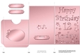 Elegant Metallic 12th Birthday Lottery Wallet Card