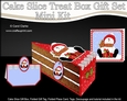3D Christmas Cake Slice Treat Box Gift Set Mini Kit - Snowman Rio
