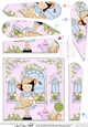 Rose Cottage Girlz Fan Pyramage Topper