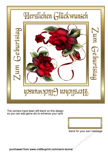 GF Red roses (German)