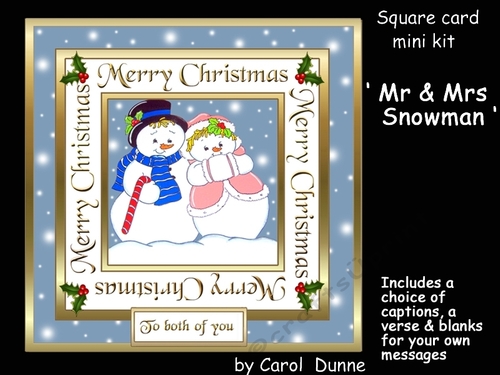 SC Mr & Mrs Snowman