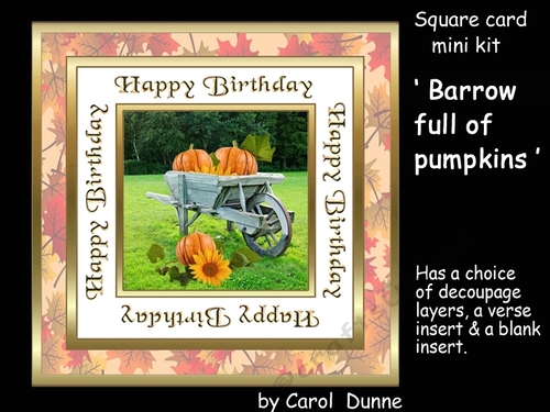 SC Barrow full of pumpkins