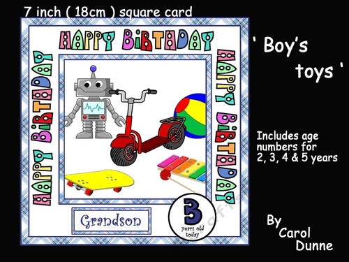SC Boys toys