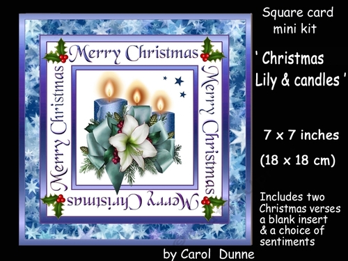 SC Christmas Lily & candles