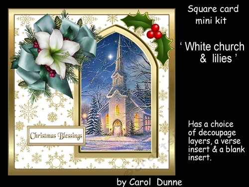 SC White Church & lilies