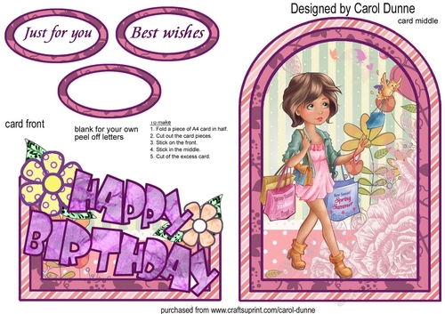 Shopping spree cutaway