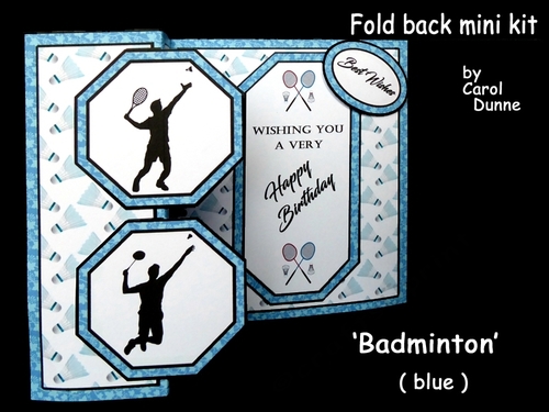 Fold back Badminton (blue)
