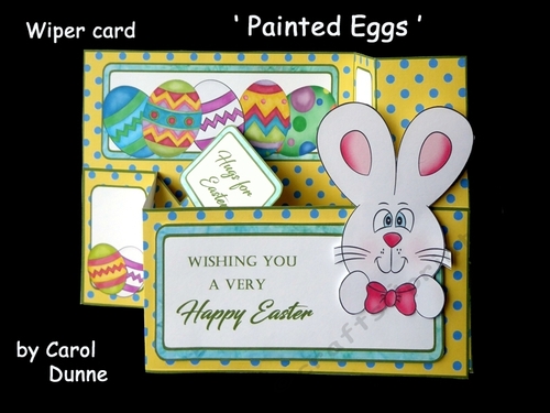 Wiper card Painted Eggs